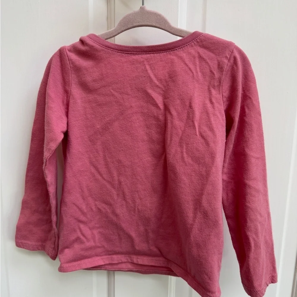 The Children’s Place 3T Pink Cutest Sister Cupcake Long Sleeve T Shirt Blouse